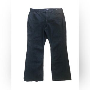 NYDJ Women’s Boot Cut Trouser Jean Sz 24W Dark Denim Stretch Lift N Tuck Tech